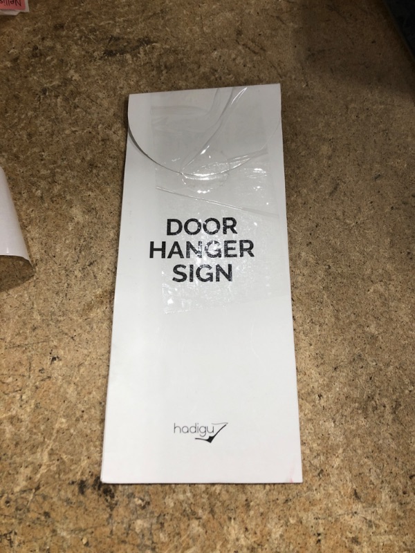 Photo 1 of Do Not Disturb Door Hanger Sign, 1 Double Sided, Red and Green, "Please Do Not Disturb" and "Welcome Please Knock". Ideal for Office Home Clinic Dorm Online Class Video Call and Meeting Sessions.