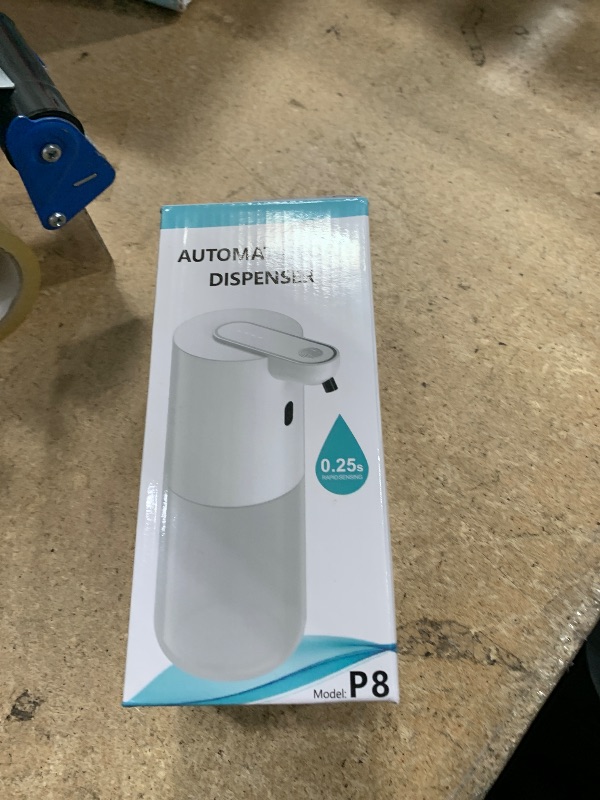 Photo 1 of Automatic Foaming Soap Dispenser - Touchless, Wall Mount, Rechargeable, Adjustable Volume Control, Sensor for Bathroom & Kitchen