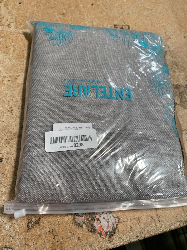Photo 1 of 11OZ Polyester Blend Upholstery Sewing Fabric by The Yard Width 57 Inches Smoky Gray