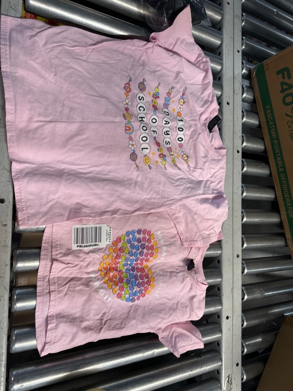 Photo 1 of 100 Days of School Friendship Bracelets 100 Days Smarter Kid T-Shirt L