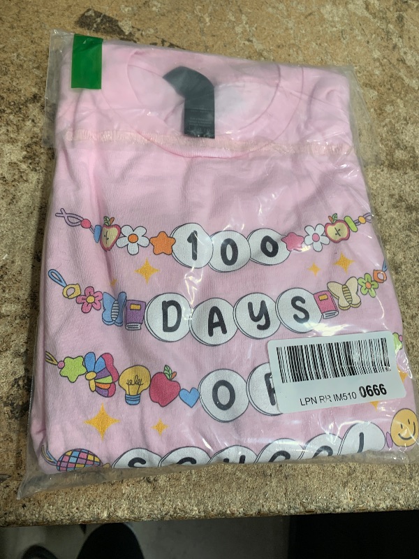 Photo 1 of 100 Days of School Friendship Bracelets 100 Days Smarter Kid T-Shirt L