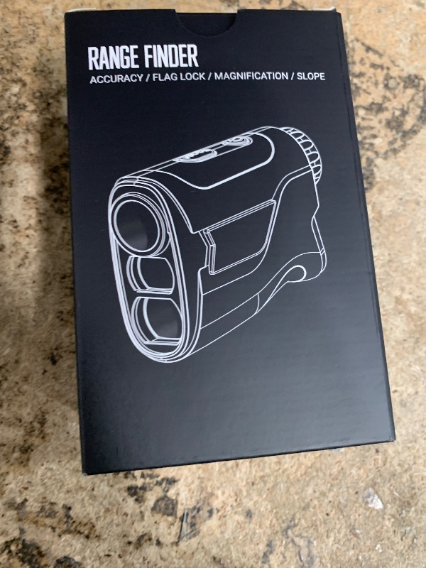 Photo 1 of Golf Rangefinder with Slope - 1200 Yards Laser Range Finder with Flag Pole Locking Vibration, 7X Magnification rangefinder with Magnet Stripe