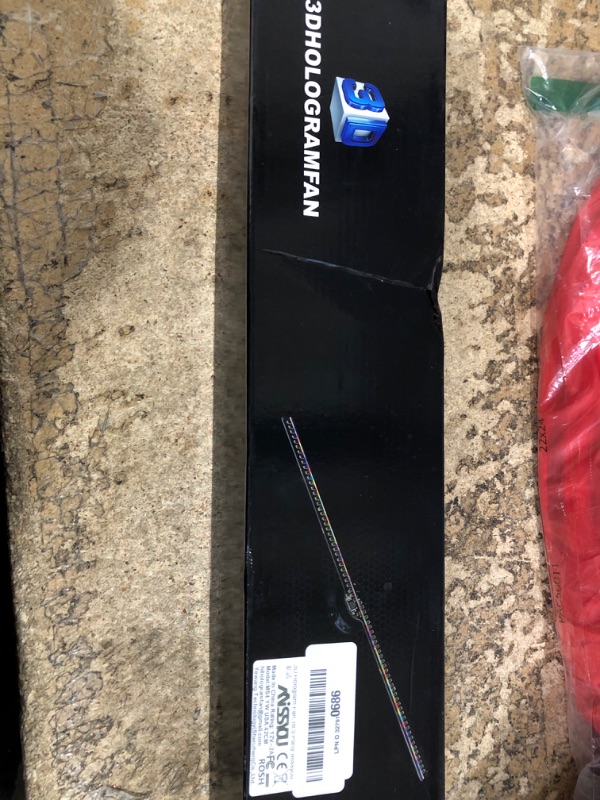 Photo 1 of 3D Hologram Fan, 42CM 3D Hologram Projector HD LED Holographic Christmas Tree Advertising Display with Remote and Bluetooth and WiFi,700 Video Library and for Business,Bar,Halloween Missyou 16.5 Inch