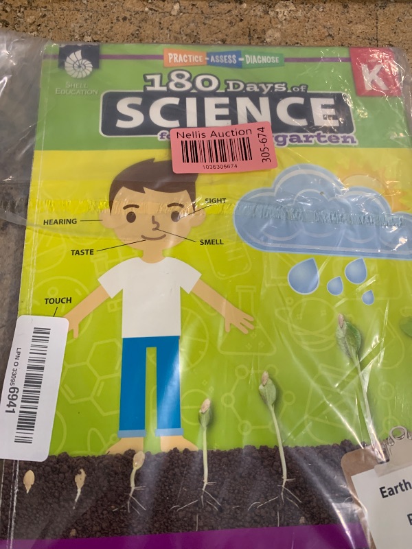 Photo 1 of 180 Days(tm) Science for Kindergarten - (180 Days of Practice) by Lauren Homayoun (Paperback)