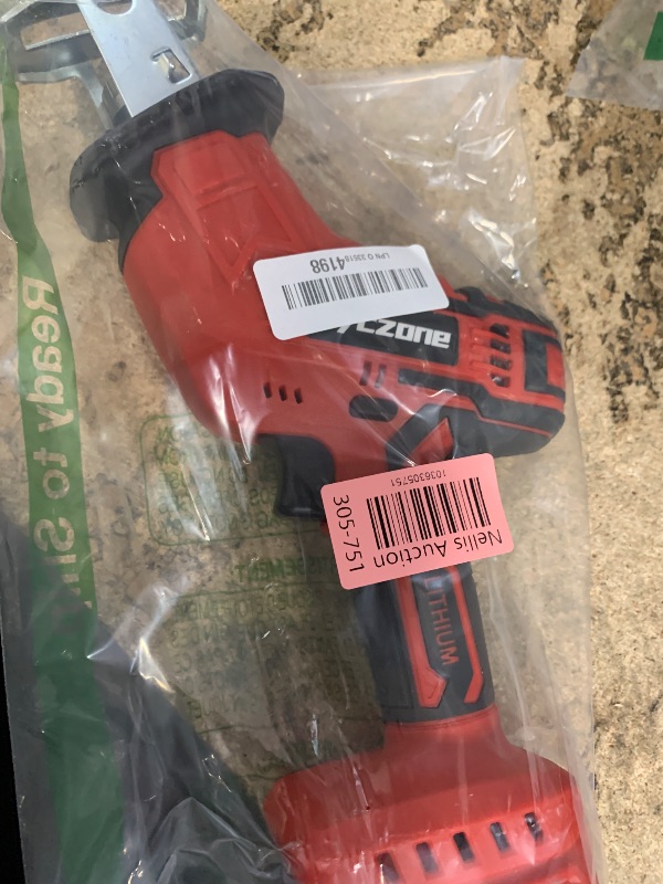 Photo 1 of * NO BLADES* Reciprocating Saw Compatible with Milwaukee M18 18V Battery, Cordless Recipro Saw Sawzall, 0-3500SPM Variable Speed, Tool-free Blade Change, 4 Saw Blades Kit for Wood/Metal/PVC Cutting, Bare Tool
