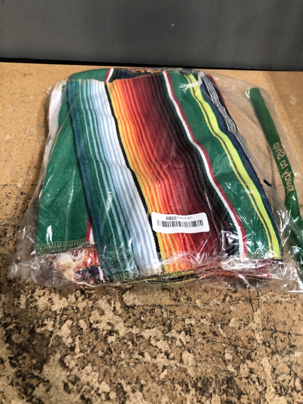 Photo 1 of Mexican Table Runner 4Pack 14 x 84 Inches Fiesta Mexican Theme Party Decoration for Cinco de Mayo Fiesta Party Serape Zarape Table Runner