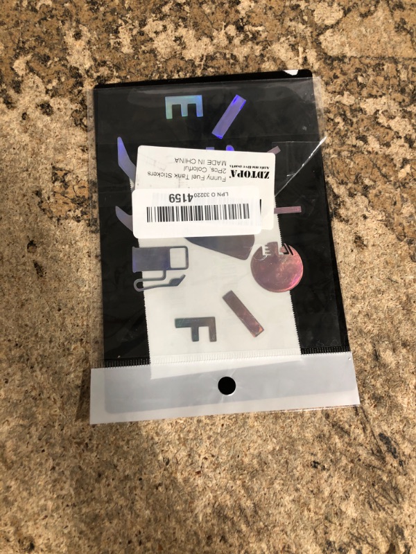 Photo 1 of 2Pcs Colorful Funny Fuel Tank Stickers Reflective Fuel Lid Decal Hilarious Decal for Most Vehicle Car Truck Gas Cap Door, Easy Install On Individual (Colorful)