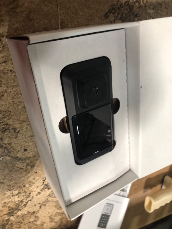 Photo 1 of Kwikset Halo Wi-Fi Smart Lock, Keyless Entry Front Door Touchscreen Deadbolt, Matte Black Finish, Grade AAA Certified, UL Listed, Easy Install No Hub, App Control, Digital Remote Lock