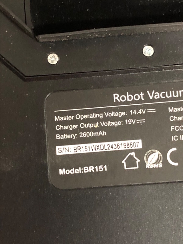 Photo 1 of (PARTS/SCRAP) (MAKES ODD NOISES) Robot Vacuum and Mop Combo, 2-in-1 Mopping Robot Vacuum Cleaner with 2300Pa Suction, 2.87'' Slim Design, Wi-Fi/App/Voice Control, 3D Obstacle Avoidance&Self-Charging for Hard Floors, Carpets, Pet Hair