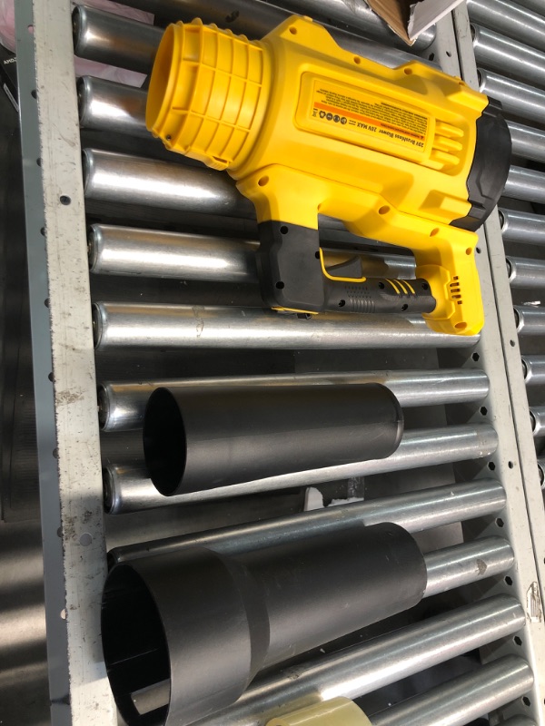 Photo 1 of ***(NO RETURNS OR REFUNDS/ FOR PARTS ONLY/ NON FUNCTIONAL)***
Cordless Leaf Blower with Turbo Boost 600-CFM 125-MPH Compatible with DeWALT 20V Max Battery, Variable Trigger, Brushless Moter for Driveway, Patio, Yard, Tool Only-Battery and Charger not Incl
