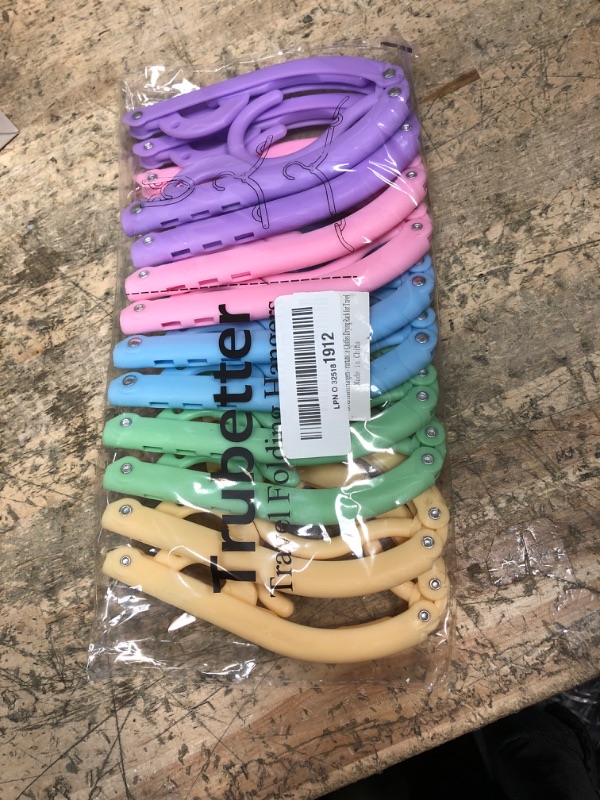 Photo 1 of 10 Pcs Travel Hangers Cruise Ship Essentials Accessories Portable Folding Clothes Hanger Foldable Drying Rack
