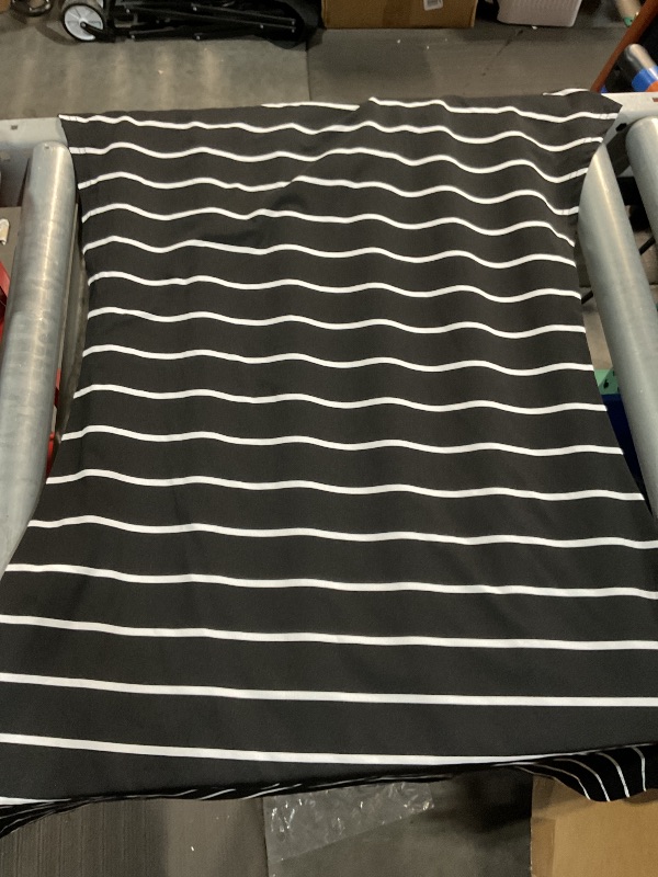 Photo 1 of (See all images)Verdusa Women's Casual Dresses 2025 Sleeveless Striped Mini Dress High Waisted A Line Dresses Black Large