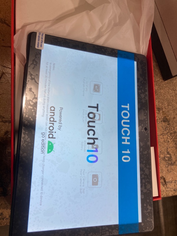 Photo 1 of FINAL SALE • see notes • PRITOM Touch10 Tablet 10 inch - Tablet Android 13, 64GB, 512GB Expandable, Quad-Core, HD IPS Screen, Dual Camera, WiFi, Bluetooth, Tablets with 6000mAh Battery, Black