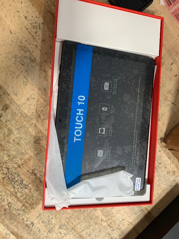 Photo 1 of FINAL SALE • see notes • PRITOM Touch10 Tablet 10 inch - Tablet Android 13, 64GB, 512GB Expandable, Quad-Core, HD IPS Screen, Dual Camera, WiFi, Bluetooth, Tablets with 6000mAh Battery, Black