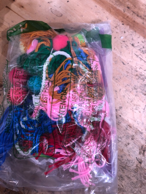 Photo 1 of 9.8 Feet Pom Pom Garland Felt Fabric Garland Set Colorful Tassel Banner 3.6 Feet Felt Pennant Banner for Classroom School Fireplace Birthday Party(Multicolor)