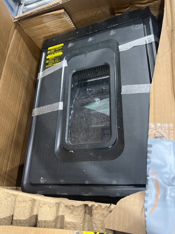 Photo 1 of Amazon Basics 24 Sheet Cross Cut Paper, CD and Credit Card Home Office Shredder with Pullout Basket, Black