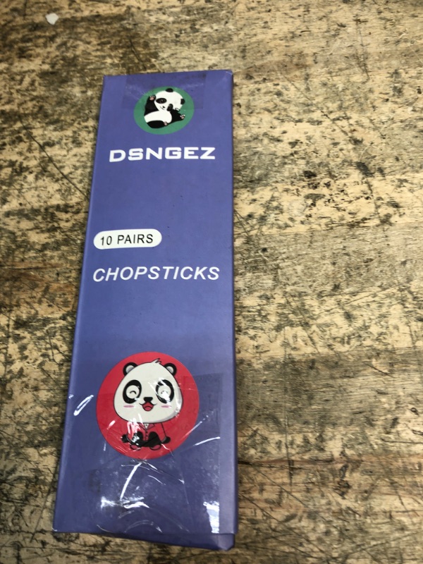 Photo 1 of 10 Pairs Fiberglass Chopsticks, Reusable Chopsticks and Dishwasher Safe? 9 1/2 Inches - Clover,Silver