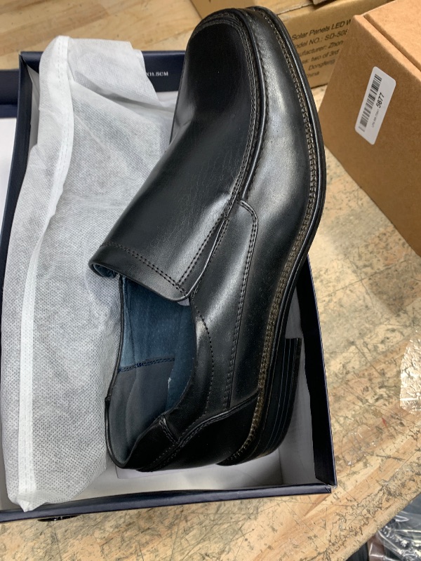 Photo 1 of Bruno Marc Men's Goldman-02 Black Slip on Leather Lined Square Toe Dress Loafers Shoes for Casual Weekend Formal Work - 9.5 M US