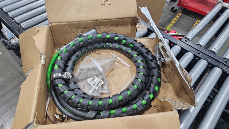 Photo 1 of ***PARTS ONLY***labwork 15FT Air Lines for Tractor Trailer, Air Hose for Semi Truck 3 in 1 ABS & Power Airlines 7 Way Electrical Cable 15FT 3-in-1 Wrap Set Air Line Hose Assemblies & 4 Air Hose Coupling Connector