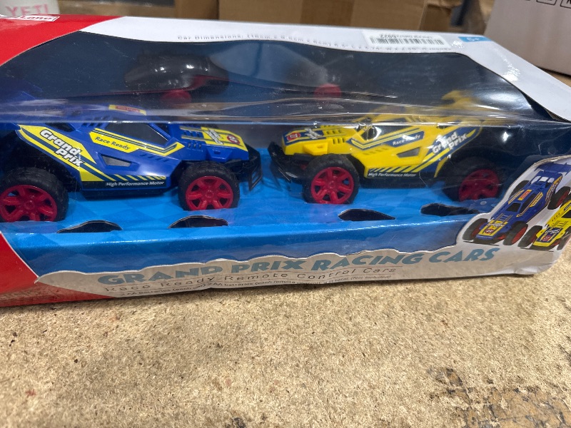 Photo 1 of Kidzlane Kids Remote Control Cars – 2 Race Cars Racing Together with All-Direction Drive, 35 ft Range - 2 Pack Remote Control Car Set for Kids - Remote Control car for Boys 4-7 & 8-12