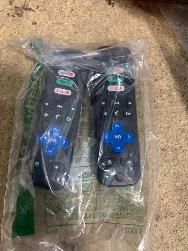 Photo 1 of (Pack of 2) Replacement-Remote-Control for Roku-TV,Compatible for TCL Roku/Hisense Roku/Onn Roku/Philips Roku Smart TVs(Not for Roku Stick and Box)