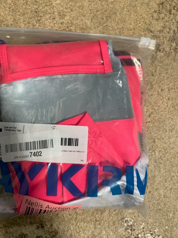 Photo 1 of A-SAFETY Pink Safety Vests for Women,Working Safety Vest with Reflective Strips,Medium