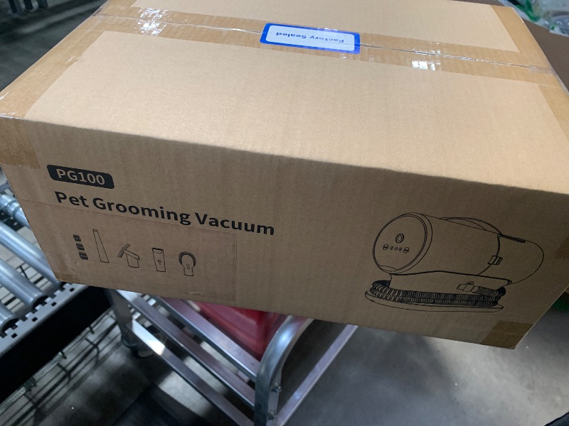 Photo 1 of AIRROBO Dog Grooming Vacuum, Dog Grooming Kit,12000Pa Strong Pet Grooming Vacuum for Dogs, 2L Large Capacity Dog Vacuum for Shedding Grooming Hair, Dog Hair Vacuum, 5 Pet Grooming Tools, Quiet,PG100