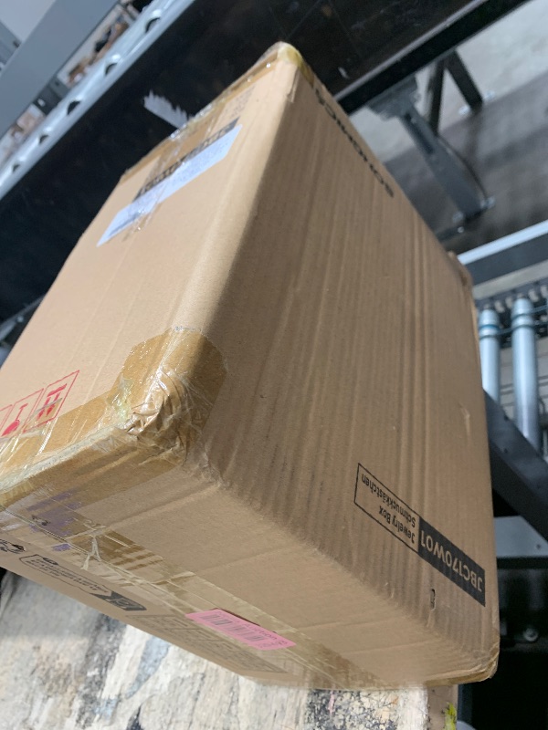 Photo 1 of SONGMICS Jewelry Box 360° Rotating, Jewelry Storage Case with 5 Drawers, Jewelry Organizer, Glass Window, Spacious, Vertical Jewelry Storage, Open Design, Great Gift, Cloud White UJBC170W01