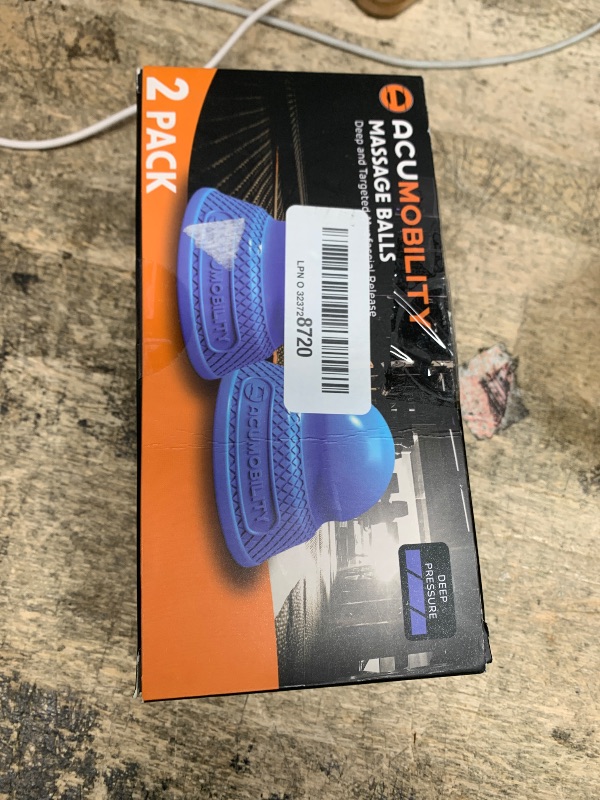 Photo 1 of Acumobility Massage Ball Roller 2 Pack - Trigger Point - Massage Balls Massage Roller Ball - Foot Massage Ball - Physical Therapy Ball (Deep Pressure)