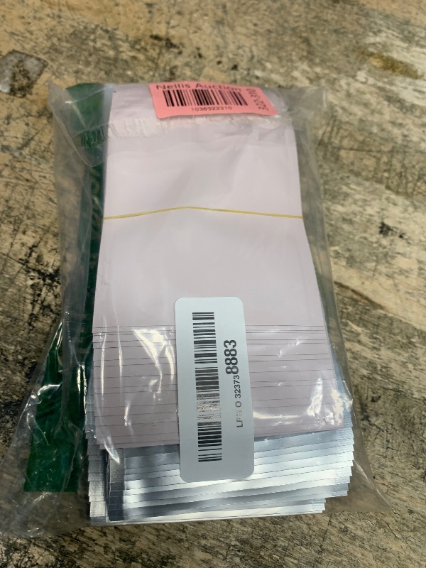Photo 1 of 100 Pack Mylar Bags 3.3 x 5.1 Inch Resealable Smell Proof Bags Foil Pouch Flat Bag with Clear Window Pink