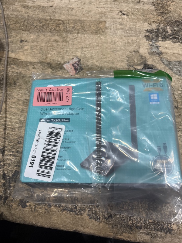 Photo 1 of TP-Link WiFi 6 USB Adapter for Desktop PC - (Archer TX20U Plus) AX1800 Wireless Network Adapter with 2.4GHz, 5GHz, High Gain Dual Band 5dBi Antenna, WPA3, Supports Windows 11/10