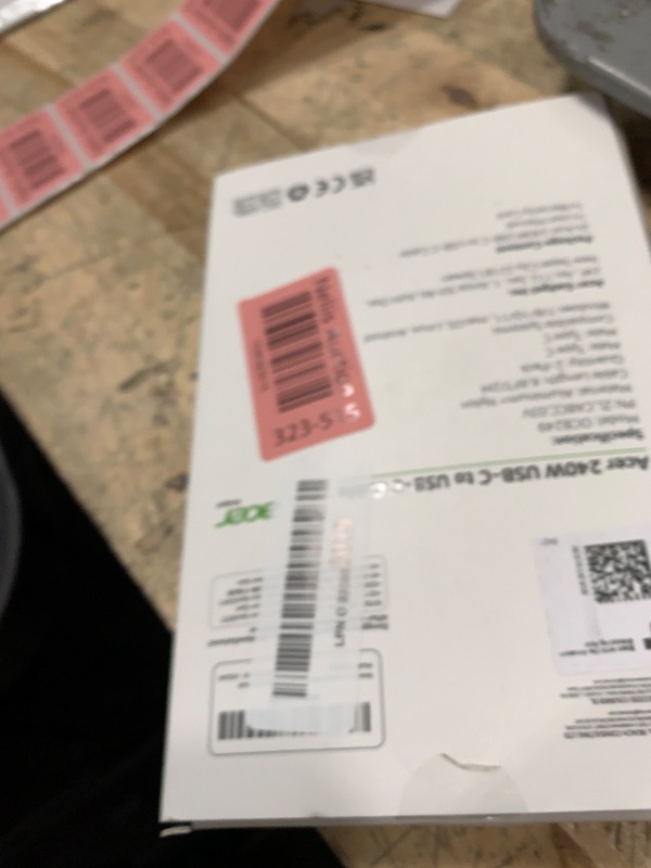 Photo 1 of acer USBC Cable, 240W USB C Cable (6.6FT/2 Pack), C to C Fast Charging Nylon Braided Type-C Charger Cord Compatible with iPhone16/15 Pro Max, Galaxy S25/S24, MacBook Pro/Air, iPad, Laptop, etc.