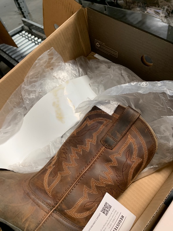 Photo 1 of ARIAT BMVY9 Mens Hybrid Ranchwork Western Boot Thatch Brown 8.5