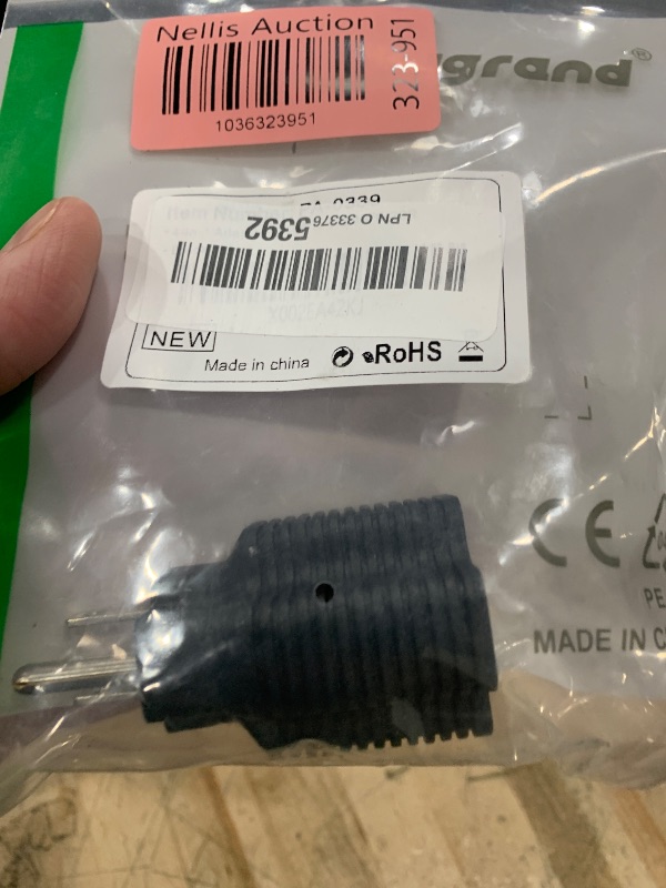 Photo 1 of [4-in-1] 15 Amp Household AC Plug to 20 Amp T Blade Adapter,5-15P to 5-20R,5-15P to 6-15R,5-15P to 6-20R, 4 in 1 AC Power Adapter,15A 125V to 20A 250V Adapter