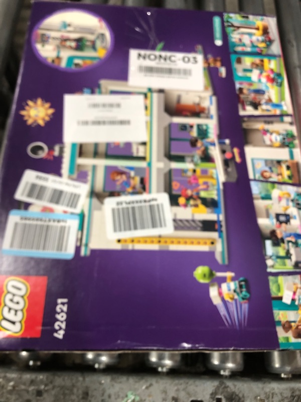 Photo 1 of *used item* LEGO Friends Heartlake City Hospital Toy Playset, Helicopter Toy and Mini-Doll Characters, Building Set for Kids, Pretend Play, Gift for Girls and Boys Ages 7 Years Old and Up, 42621