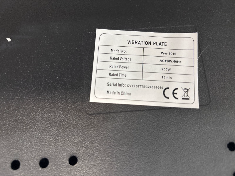 Photo 1 of LifePro Vibration Plate Exercise Machine - Whole Body Workout Vibration Fitness Platform w/ Loop Bands - Home Training Equipment for Weight Loss & Toning (Black)