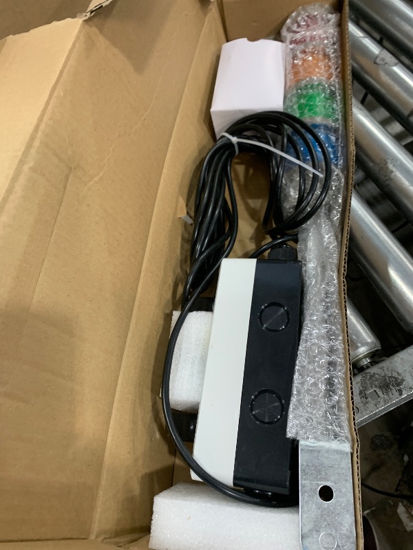 Photo 1 of ANDONT 4 Stack Super Bright LED Andon Tower Lights, Red/Yellow/Green/Blue, Off-ON,16 ft Extension Cord, 6 ft Industrial Adapter, IP65, 2.36" Diameter 20" Length, Plug Play Ready