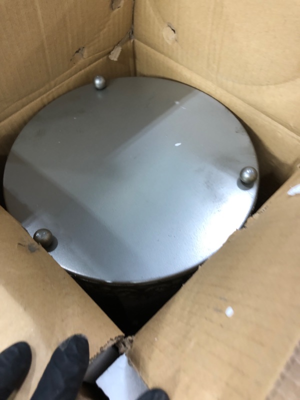 Photo 1 of 15" Tall Large Sturdy Handmade Glass Dome with Metal Base in Set of 2, 8.6x14.7 and 5.7x10 in Gold for Collectibles. Plant, Terrarium, Cloche Glass Dome,Bell Jar Display Case (Champagne Gold)