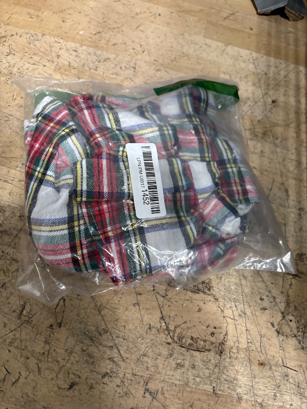 Photo 1 of Mubineo Baby Girl Christmas Clothes Plaid Outfits Long Sleeve Romper Overall Skirt Dress Cute Newborn Outfit (Green Red White Plaid, 3-6 Months)