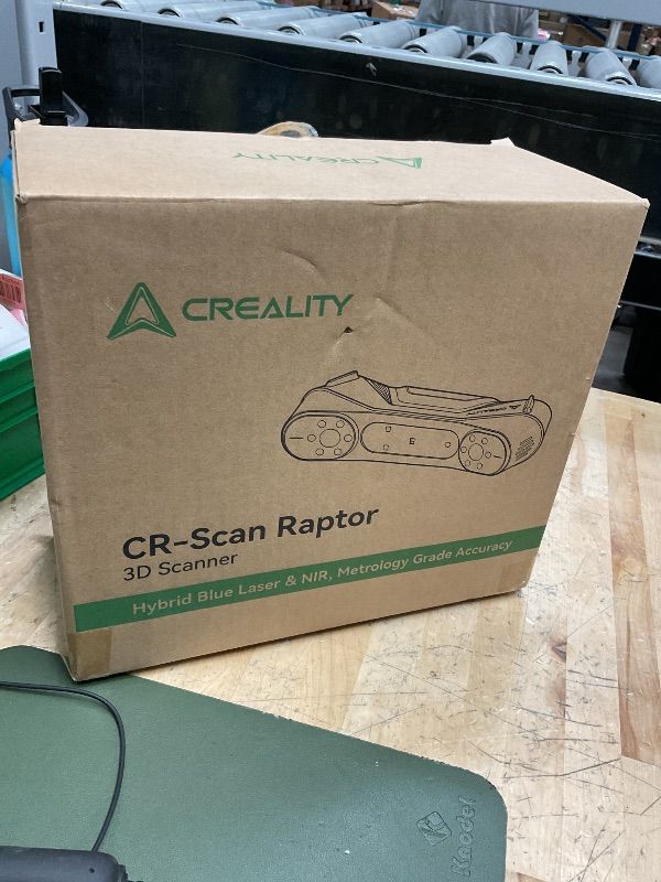 Photo 1 of Creality 3D Scanner, Raptor Scanner for 3D Printing, Hybrid Technology for Versatile Scanning, High Precision with 0.02mm, Anti-Shake Tracking, 24-Bit Fast Full-Color Scanning for Windows macOS