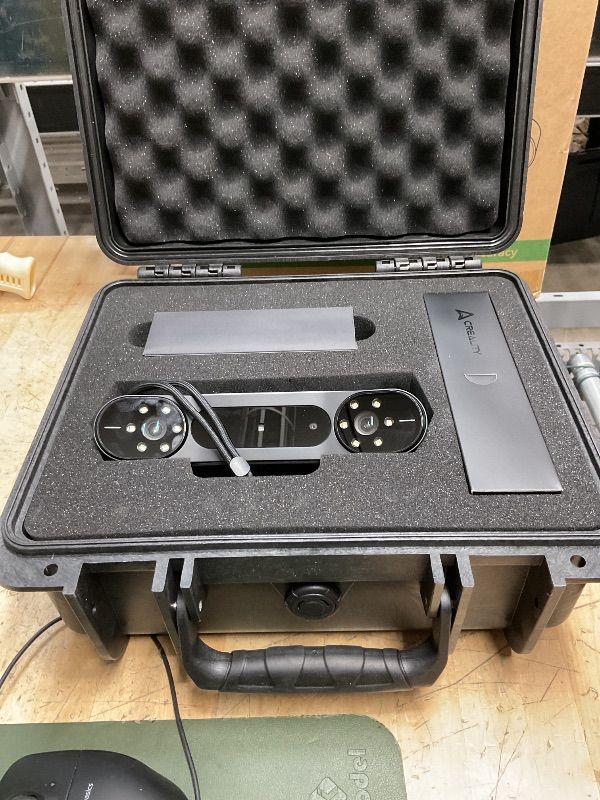 Photo 1 of Creality 3D Scanner, Raptor Scanner for 3D Printing, Hybrid Technology for Versatile Scanning, High Precision with 0.02mm, Anti-Shake Tracking, 24-Bit Fast Full-Color Scanning for Windows macOS