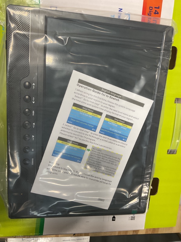 Photo 1 of Othoig14'' Portable TV,Small tv with Batterys-HDMI,USB,AV Slot and 1 Antenna,Remote Control,12 Volt car Cable/AC for RV car/Camping/Kitchen(NO with WiFi/Bluetooth/Satellite)