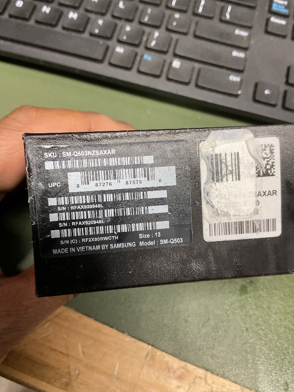 Photo 1 of SAMSUNG Galaxy Ring, AI Smart Ring, Size First w/Sizing Kit, No App Subscription, Fitness Monitor, Sleep Tracker, Up to 7-Day Battery, Size 13, Titanium Silver [US Version, 1Yr Manufacturer Warranty]