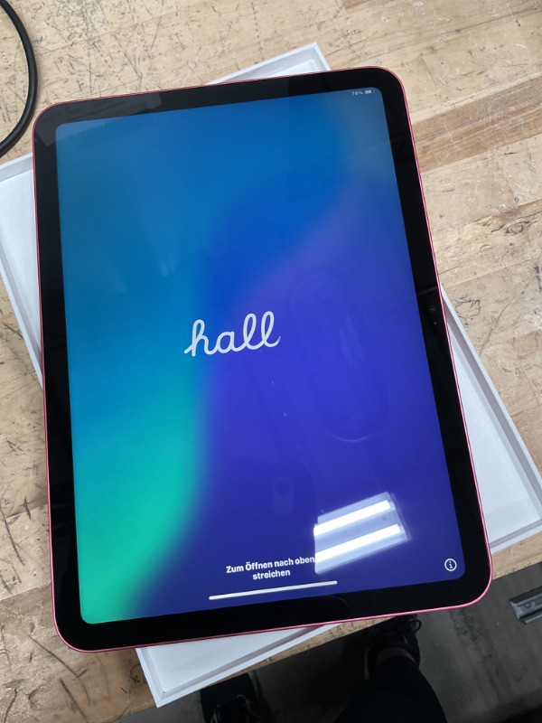 Photo 5 of Apple iPad (10th Generation): with A14 Bionic chip, 10.9-inch Liquid Retina Display, 64GB, Wi-Fi 6, 12MP front/12MP Back Camera, Touch ID, All-Day Battery Life – Pink