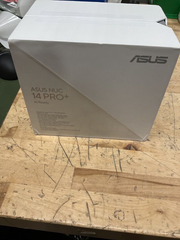 Photo 2 of ASUS NUC 14 Pro+ Full System Mini PC with Intel 14th Gen Core Ultra 5 125H, 16GB DDR5 RAM, 512GB PCIe G4x4 NVMe SSD, Thunderbolt 4, Win 11 Home, Silver Aluminum Chassis, VESA Mount Included