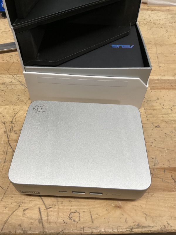 Photo 4 of ASUS NUC 14 Pro+ Full System Mini PC with Intel 14th Gen Core Ultra 5 125H, 16GB DDR5 RAM, 512GB PCIe G4x4 NVMe SSD, Thunderbolt 4, Win 11 Home, Silver Aluminum Chassis, VESA Mount Included