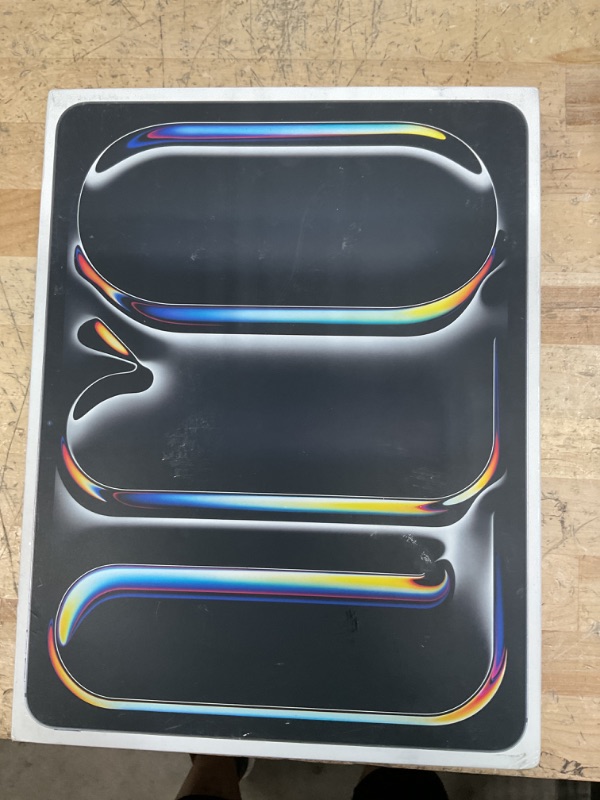 Photo 1 of Apple iPad Pro 13-Inch (M4): Built for Apple Intelligence, Ultra Retina XDR Display, 1TB, 12MP Front/Back Camera, LiDAR Scanner, Wi-Fi 6E + 5G Cellular, Face ID, All-Day Battery Life — Space Black