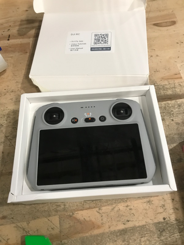 Photo 1 of DJI RC, Remote Controller with Lightweight Body, FHD Screen, 4hr Battery, Precision Control Sticks, O3+ Transmission