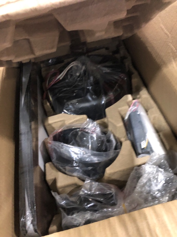 Photo 1 of Roomratv 52 Inch Smart Ceiling Fan with Light,App Control,Ultra Silent Reversible DC Motor Fan Remote Control Compatible with Alexa Google home?black?