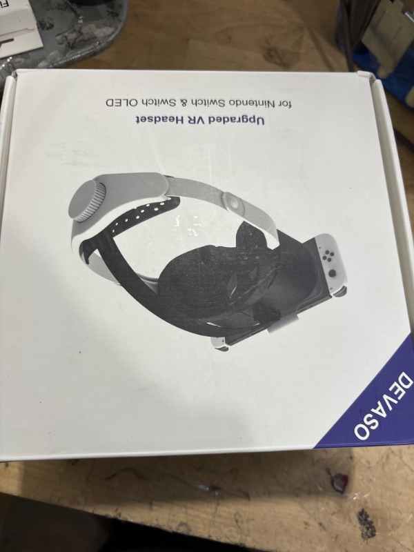 Photo 1 of Upgraded VR Headset for Nintendo Switch & Switch OLED Model, Switch Virtual Reality Glasses with Adjustable HD Lenses and Adjustable Head Strap, Labo VR Kit 3D Goggles for Switch Accessories